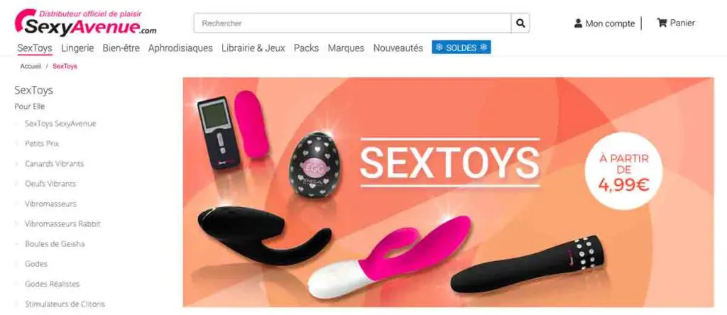Avis : Sexy Avenue notre sélection de Sextoys