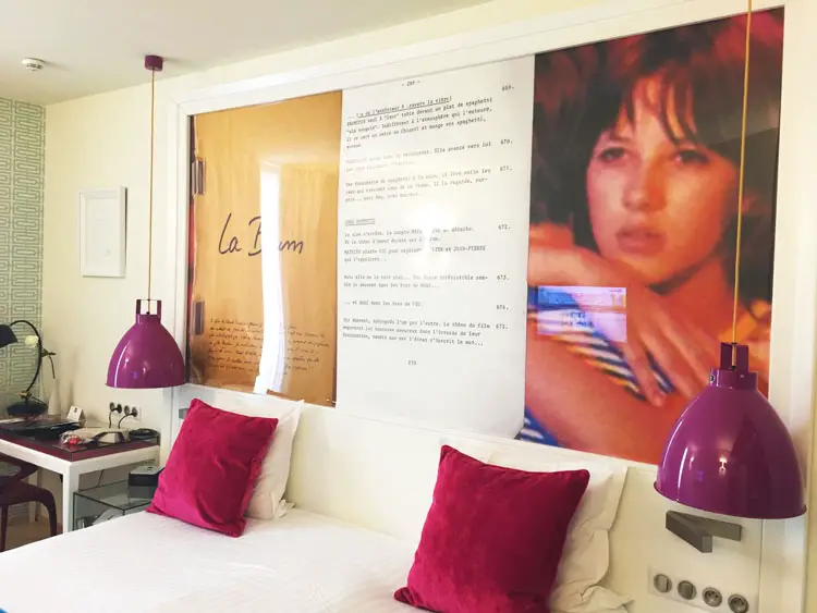 Une chambre d’hôtel à Paris dédiée à La Boum avec Sophie Marceau