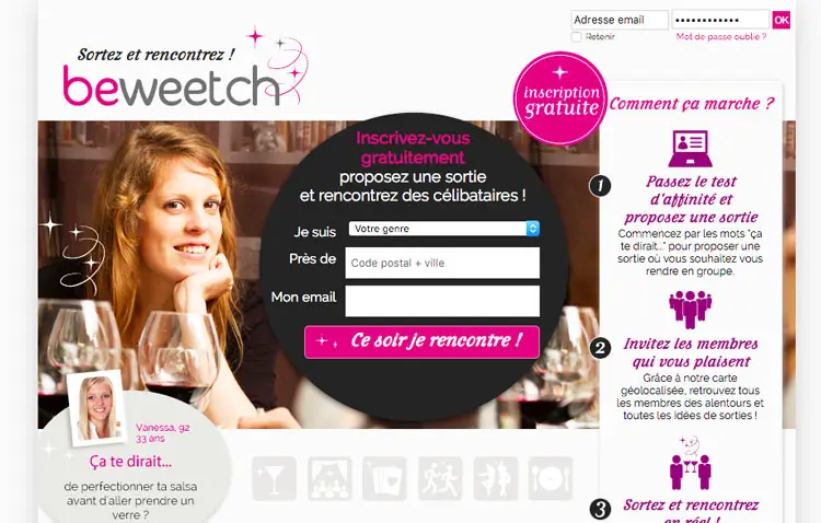 AVIS : Beweetch, le site de rencontres pour faire des sorties