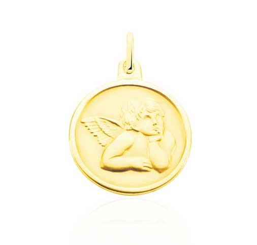 pendentif ange raphael or bapteme