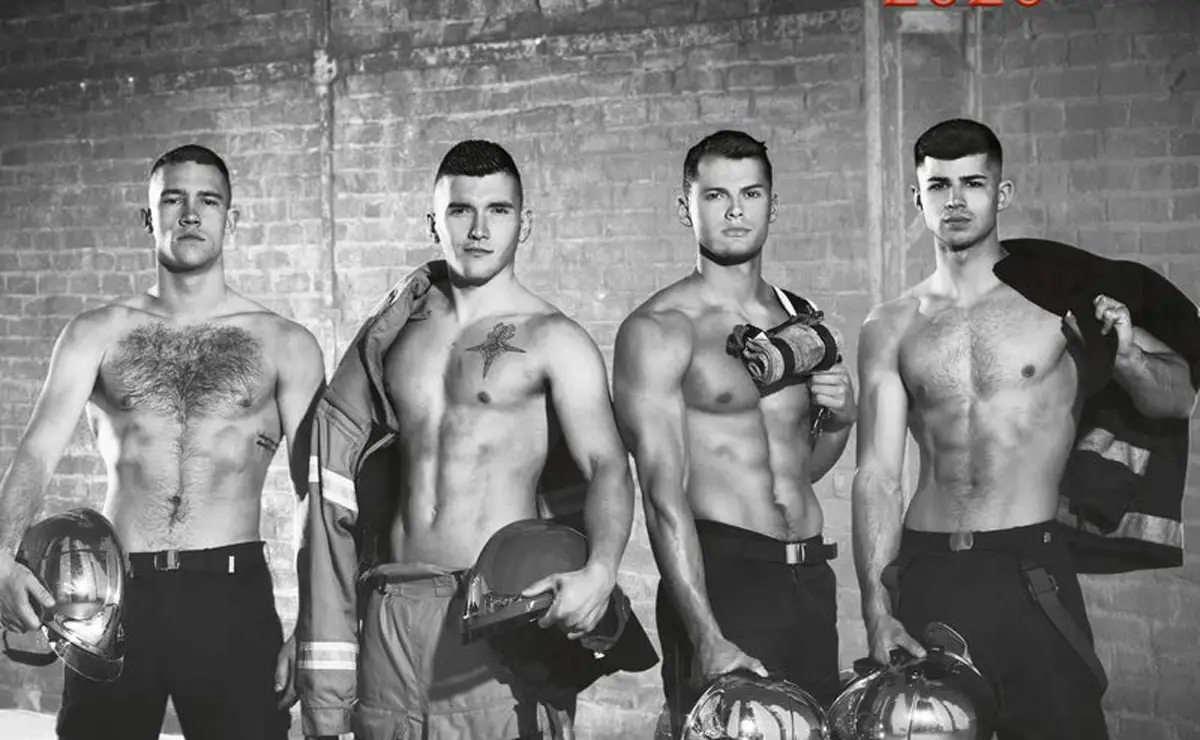 couverture calendrier pompiers sexy nus 2020