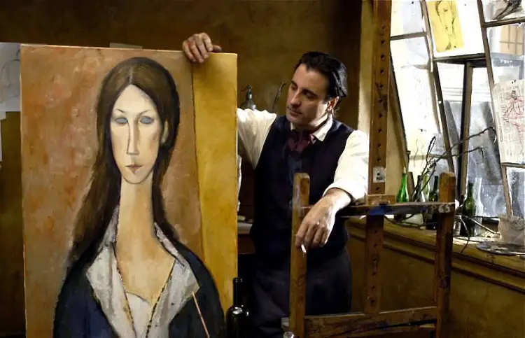 Le film Modigliani joué par Andy Garcia avec Elsa Zylberstein