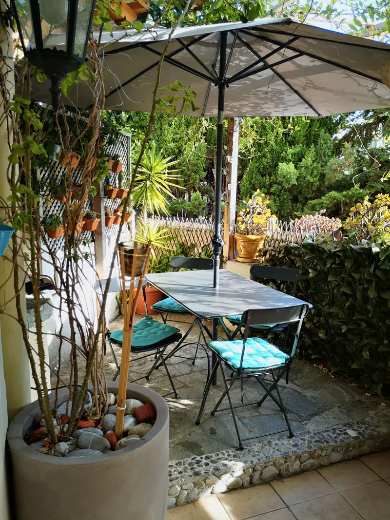 belle terrasse airbnb à Nice