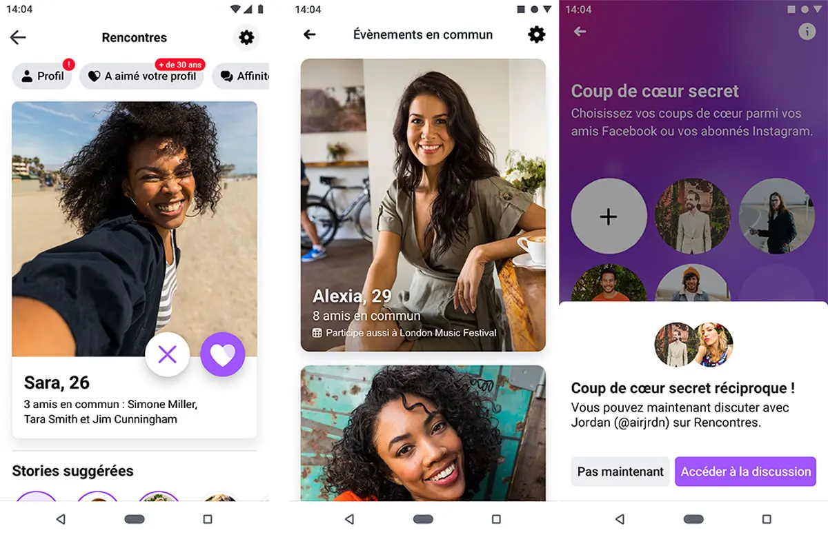 Facebook Dating : L'application de rencontre désormais disponible en France